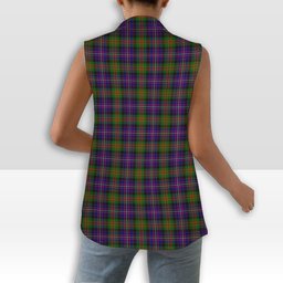 ScotsTee Shop Scottish Cameron of Erracht Modern Women's Tartan Sleeveless Blazer Suit Vest