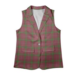 ScotsTee Shop Scottish Carruthers Ancient Women's Tartan Sleeveless Blazer Suit Vest