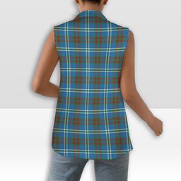 ScotsTee Shop Scottish Cathcart Ancient Women's Tartan Sleeveless Blazer Suit Vest