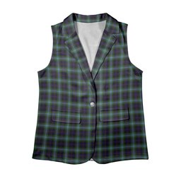 ScotsTee Shop Scottish Clark Raymond Gordon Women's Tartan Sleeveless Blazer Suit Vest