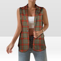 ScotsTee Shop Scottish Chattan Ancient Women's Tartan Sleeveless Blazer Suit Vest