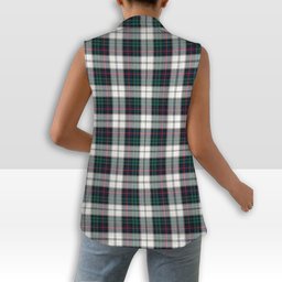 ScotsTee Shop Scottish Campbell of Cawdor Dress Modern Women's Tartan Sleeveless Blazer Suit Vest