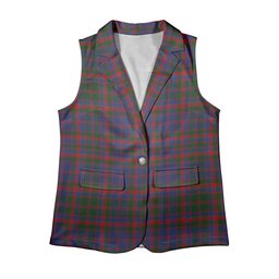 ScotsTee Shop Scottish Cumming 1810 Women's Tartan Sleeveless Blazer Suit Vest