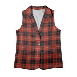 ScotsTee Shop Scottish Cunningham Ancient Women's Tartan Sleeveless Blazer Suit Vest