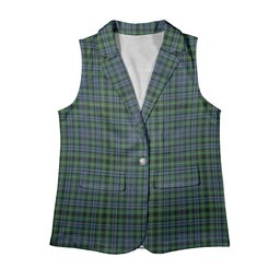 ScotsTee Shop Scottish Campbell of Argyll 1815 Ancient Women's Tartan Sleeveless Blazer Suit Vest