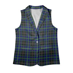 ScotsTee Shop Scottish Colgan Women's Tartan Sleeveless Blazer Suit Vest