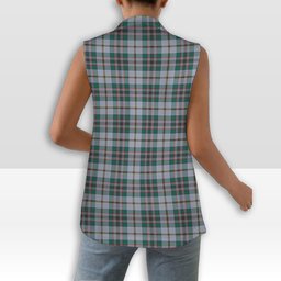 ScotsTee Shop Scottish Craig Modern Women's Tartan Sleeveless Blazer Suit Vest