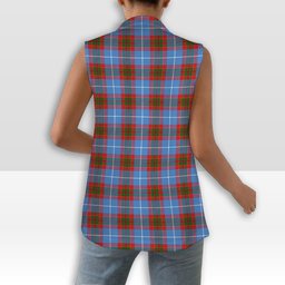 ScotsTee Shop Scottish Crichton Women's Tartan Sleeveless Blazer Suit Vest