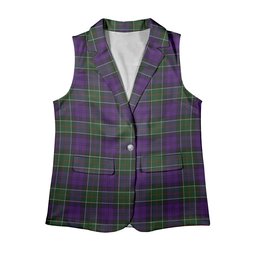 ScotsTee Shop Scottish Colquhoun 3 Women's Tartan Sleeveless Blazer Suit Vest
