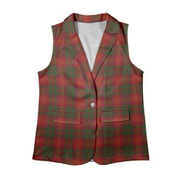 ScotsTee Shop Scottish Burns 1930 Women's Tartan Sleeveless Blazer Suit Vest