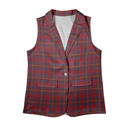 ScotsTee Shop Scottish Cameron of Locheil 1930 Women's Tartan Sleeveless Blazer Suit Vest