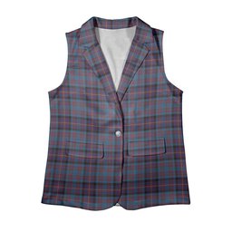 ScotsTee Shop Scottish Cochrane Azure Women's Tartan Sleeveless Blazer Suit Vest