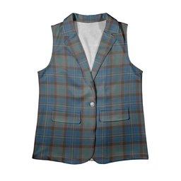 ScotsTee Shop Scottish Cochrane Hunting Modern Women's Tartan Sleeveless Blazer Suit Vest