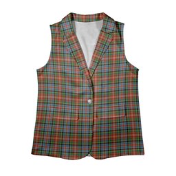 ScotsTee Shop Scottish Caledonia Ancient Women's Tartan Sleeveless Blazer Suit Vest