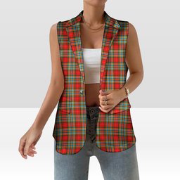 ScotsTee Shop Scottish Chattan Women's Tartan Sleeveless Blazer Suit Vest