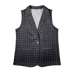 ScotsTee Shop Scottish Christie (2016) Women's Tartan Sleeveless Blazer Suit Vest