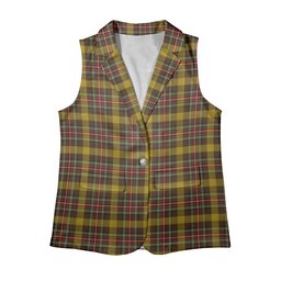 ScotsTee Shop Scottish Cree Women's Tartan Sleeveless Blazer Suit Vest