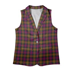 ScotsTee Shop Scottish Carnegie Modern Women's Tartan Sleeveless Blazer Suit Vest