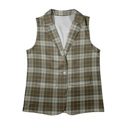 ScotsTee Shop Scottish Burns Battalion Women's Tartan Sleeveless Blazer Suit Vest