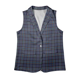 ScotsTee Shop Scottish Clark Robert McGavin Women's Tartan Sleeveless Blazer Suit Vest