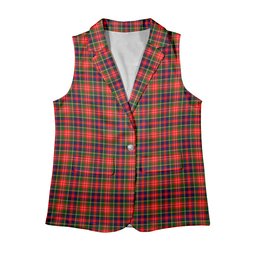 ScotsTee Shop Scottish Christie SC Women's Tartan Sleeveless Blazer Suit Vest