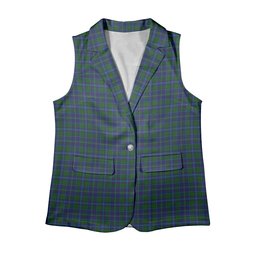 ScotsTee Shop Scottish Coopers & Lybrand Women's Tartan Sleeveless Blazer Suit Vest
