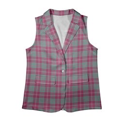 ScotsTee Shop Scottish Crawford Ancient Women's Tartan Sleeveless Blazer Suit Vest