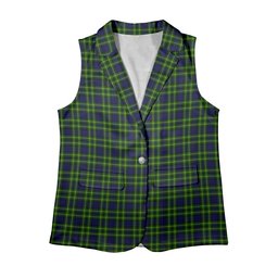 ScotsTee Shop Scottish Campbell of Breadalbane Modern Women's Tartan Sleeveless Blazer Suit Vest