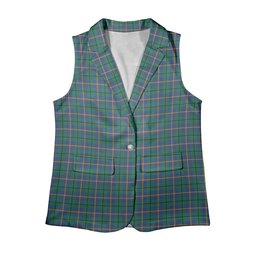 ScotsTee Shop Scottish Carmichael Ancient Women's Tartan Sleeveless Blazer Suit Vest