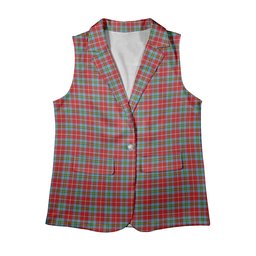 ScotsTee Shop Scottish Christie (London) Women's Tartan Sleeveless Blazer Suit Vest