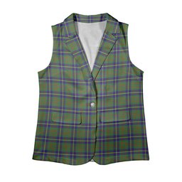 ScotsTee Shop Scottish Cameron of Lochiel Hunting Women's Tartan Sleeveless Blazer Suit Vest