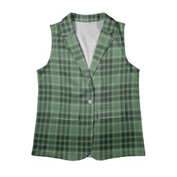 ScotsTee Shop Scottish Donald Lord of the Isles Hunting Women's Tartan Sleeveless Blazer Suit Vest