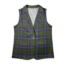 ScotsTee Shop Scottish Drennan Women's Tartan Sleeveless Blazer Suit Vest