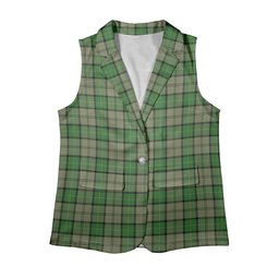 ScotsTee Shop Scottish Dunbar Hunting Ancient Women's Tartan Sleeveless Blazer Suit Vest