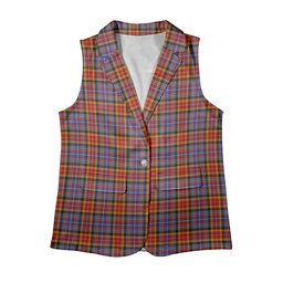 ScotsTee Shop Scottish Dalrymple Orginal Women's Tartan Sleeveless Blazer Suit Vest