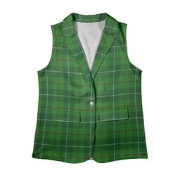 ScotsTee Shop Scottish Galloway Women's Tartan Sleeveless Blazer Suit Vest