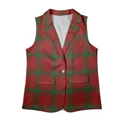 ScotsTee Shop Scottish Donald of Sleat Women's Tartan Sleeveless Blazer Suit Vest