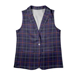 ScotsTee Shop Scottish Fitzgerald Hunting Women's Tartan Sleeveless Blazer Suit Vest