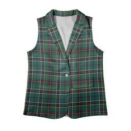 ScotsTee Shop Scottish Duncan of Sketraw Modern Women's Tartan Sleeveless Blazer Suit Vest
