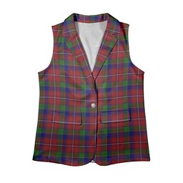 ScotsTee Shop Scottish Fitzgerald Dress Women's Tartan Sleeveless Blazer Suit Vest