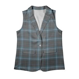 ScotsTee Shop Scottish Essence of Harris Women's Tartan Sleeveless Blazer Suit Vest