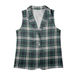ScotsTee Shop Scottish Forbes Dress Modern Women's Tartan Sleeveless Blazer Suit Vest