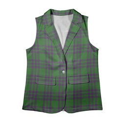 ScotsTee Shop Scottish Elphinstone Ancient Women's Tartan Sleeveless Blazer Suit Vest