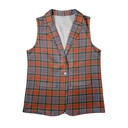 ScotsTee Shop Scottish Dalrymple of Castleton Ancient Women's Tartan Sleeveless Blazer Suit Vest
