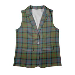 ScotsTee Shop Scottish Donald Ancient Women's Tartan Sleeveless Blazer Suit Vest