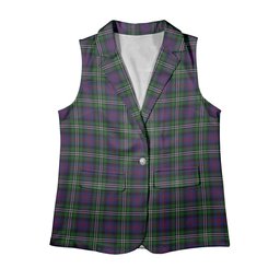 ScotsTee Shop Scottish Davidson Double Women's Tartan Sleeveless Blazer Suit Vest