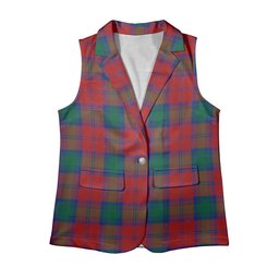 ScotsTee Shop Scottish Fotheringham Women's Tartan Sleeveless Blazer Suit Vest