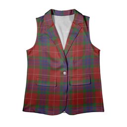 ScotsTee Shop Scottish Fraser Women's Tartan Sleeveless Blazer Suit Vest
