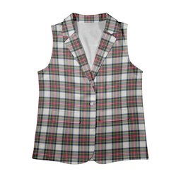 ScotsTee Shop Scottish Dennistoun Women's Tartan Sleeveless Blazer Suit Vest