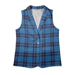 ScotsTee Shop Scottish Douglas Variation Women's Tartan Sleeveless Blazer Suit Vest